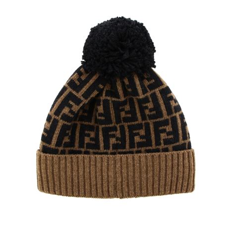 Cappelli Fendi in Lana Nero taglia XS International 